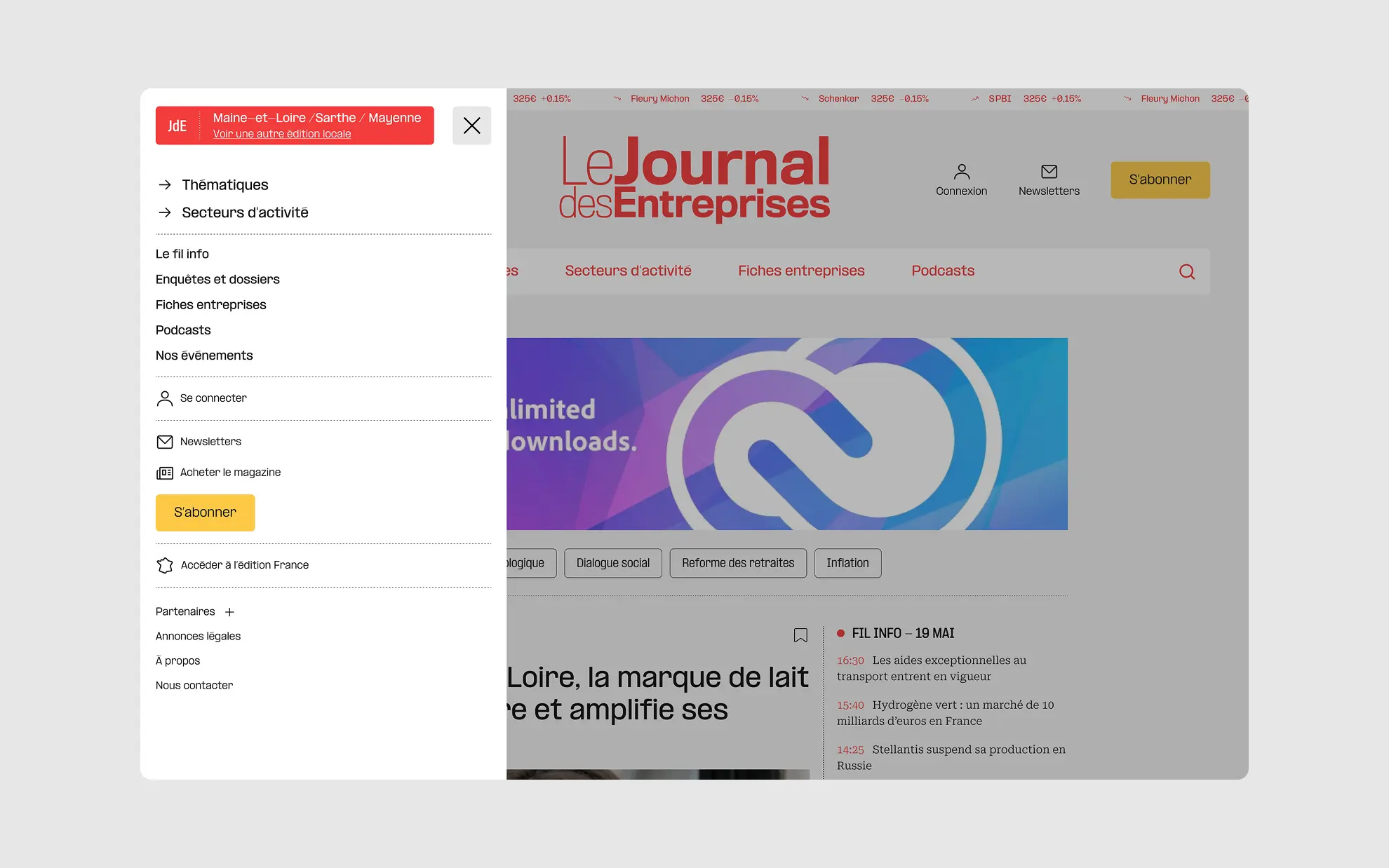 Journal des Entreprises